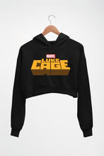 Load image into Gallery viewer, Luke Cage Crop HOODIE FOR WOMEN-Black-Ektarfa.online
