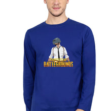 Load image into Gallery viewer, PUBG Player Unknown&#39;s Battleground Full Sleeves T-Shirt for Men-Royal Blue-Ektarfa.online
