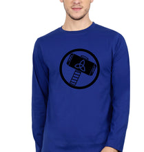 Load image into Gallery viewer, Thor Superhero Full Sleeves T-Shirt for Men-Royal Blue-Ektarfa.online
