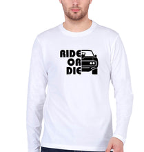 Load image into Gallery viewer, Fast &amp; Furious Ride or Die Full Sleeves T-Shirt for Men-White-Ektarfa.online
