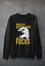 Load image into Gallery viewer, Eagle Unisex Sweatshirt for Men/Women-Black-Ektarfa.online
