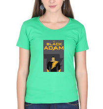 Load image into Gallery viewer, Black Adam T-Shirt for Women-XS(32 Inches)-Flag Green-Ektarfa.online
