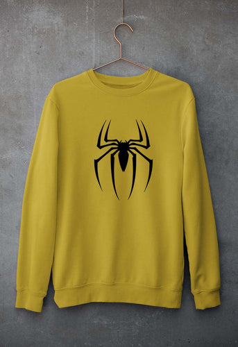 Spiderman Unisex Sweatshirt for Men/Women-Mustard Yellow-Ektarfa.online