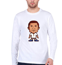 Load image into Gallery viewer, Cristiano Ronaldo CR7 Full Sleeves T-Shirt for Men-White-Ektarfa.online
