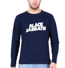 Load image into Gallery viewer, Black Sabbath Full Sleeves T-Shirt for Men-S(38 Inches)-Navy Blue-Ektarfa.online
