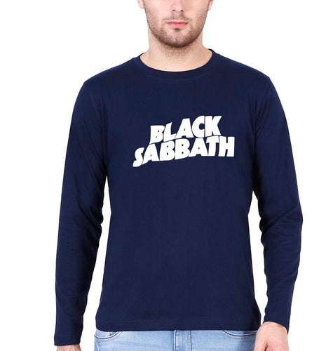 Black Sabbath Full Sleeves T-Shirt for Men-Navy Blue-Ektarfa.online