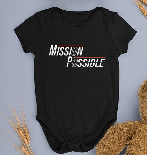 Mission Possible Fallout Kids Romper For Baby Boy/Girl-Black-Ektarfa.online