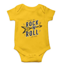 Load image into Gallery viewer, Rock N Roll Kids Romper For Baby Boy/Girl-0-5 Months(18 Inches)-Yellow-Ektarfa.online
