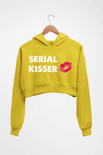 Load image into Gallery viewer, Serial Kisser Crop HOODIE FOR WOMEN

