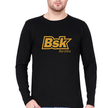 Load image into Gallery viewer, Bershka(BSK) Full Sleeves T-Shirt for Men-S(38 Inches)-Black-Ektarfa.online
