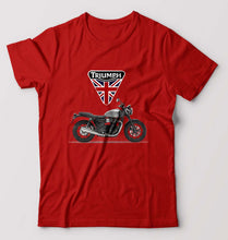 Load image into Gallery viewer, Triumph Motorcycles T-Shirt for Men-S(38 Inches)-Red-Ektarfa.online

