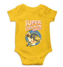 Load image into Gallery viewer, PUBG Super Chicken Dinner Kids Romper For Baby Boy/Girl-0-5 Months(18 Inches)-Yellow-Ektarfa.online
