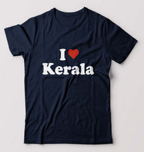 Load image into Gallery viewer, I Love Kerala T-Shirt for Men-Navy Blue-Ektarfa.online

