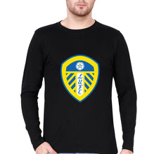 Load image into Gallery viewer, LEEDS-UNITED Full Sleeves T-Shirt for Men-Black-Ektarfa.online
