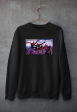 Load image into Gallery viewer, Spiderman Superhero Unisex Sweatshirt for Men/Women-S(40 Inches)-Black-Ektarfa.online
