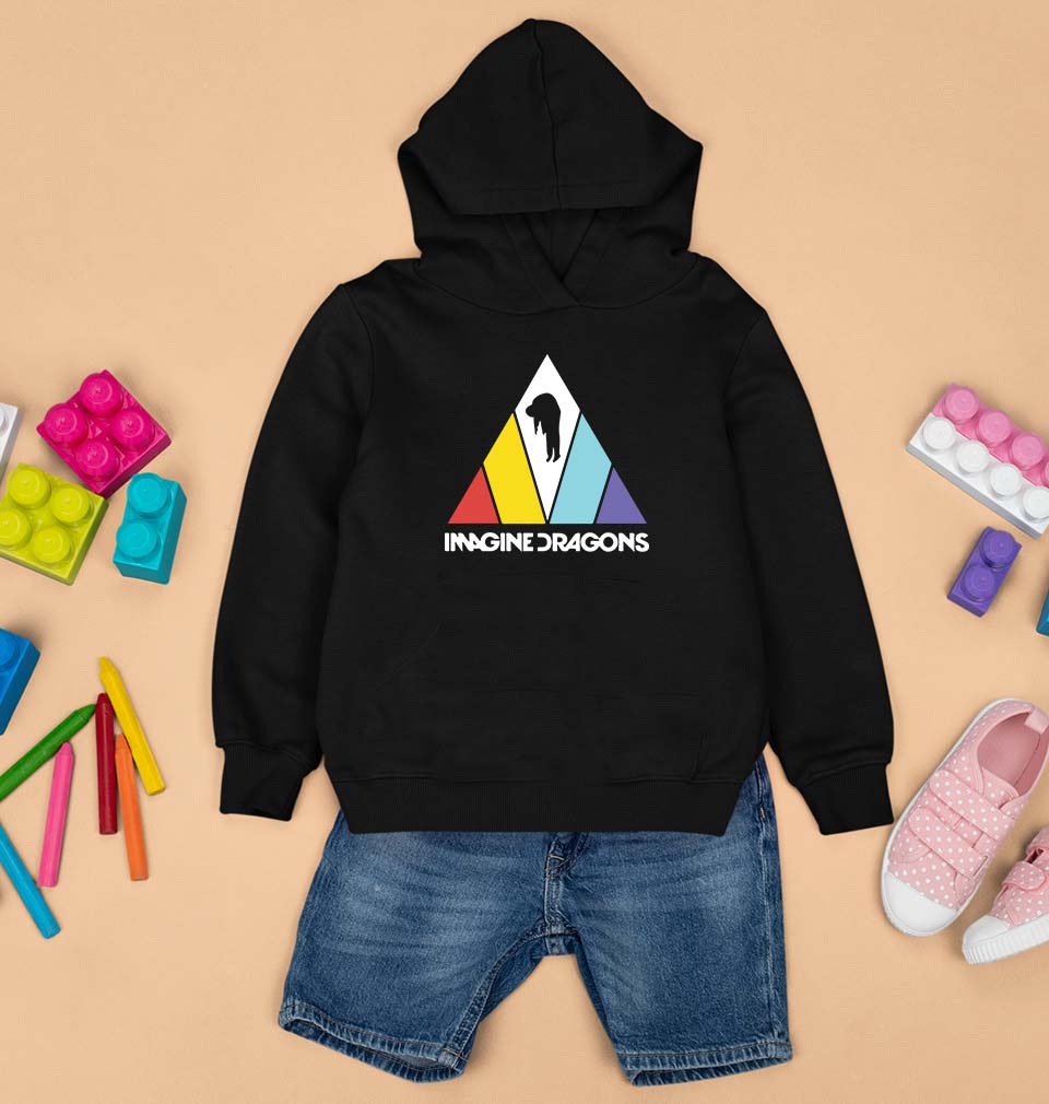 Imagine Dragons Kids Hoodie for Boy/Girl-Black-Ektarfa.online