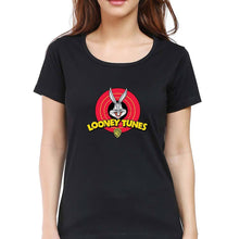 Load image into Gallery viewer, Looney Tunes T-Shirt for Women-XS(32 Inches)-Black-Ektarfa.online
