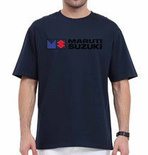 Load image into Gallery viewer, Maruti-Suzuki Oversized T-Shirt for Men-Navy Blue-Ektarfa.online
