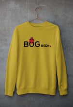 Load image into Gallery viewer, Bug Bsdk Unisex Sweatshirt for Men/Women-S(40 Inches)-Mustard Yellow-Ektarfa.online
