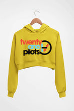 Load image into Gallery viewer, Twenty one pilots Crop HOODIE FOR WOMEN-Mustard Yellow-Ektarfa.online
