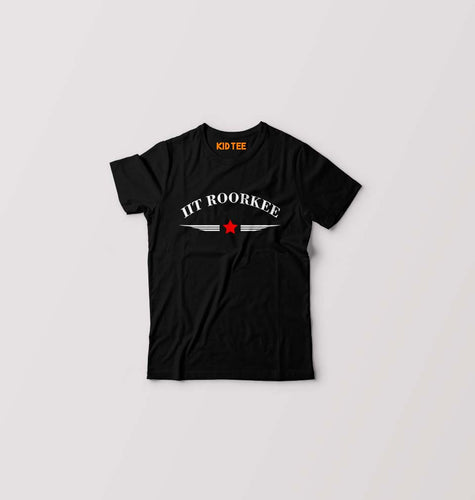 IIT Roorkee Kids T-Shirt for Boy/Girl-0-1 Year(20 Inches)-Black-Ektarfa.online
