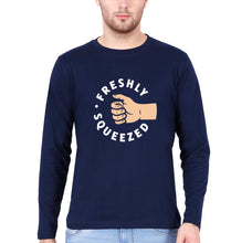 Load image into Gallery viewer, Orange Cassidy - Freshly Squeezed Full Sleeves T-Shirt for Men-Navy Blue-Ektarfa.online
