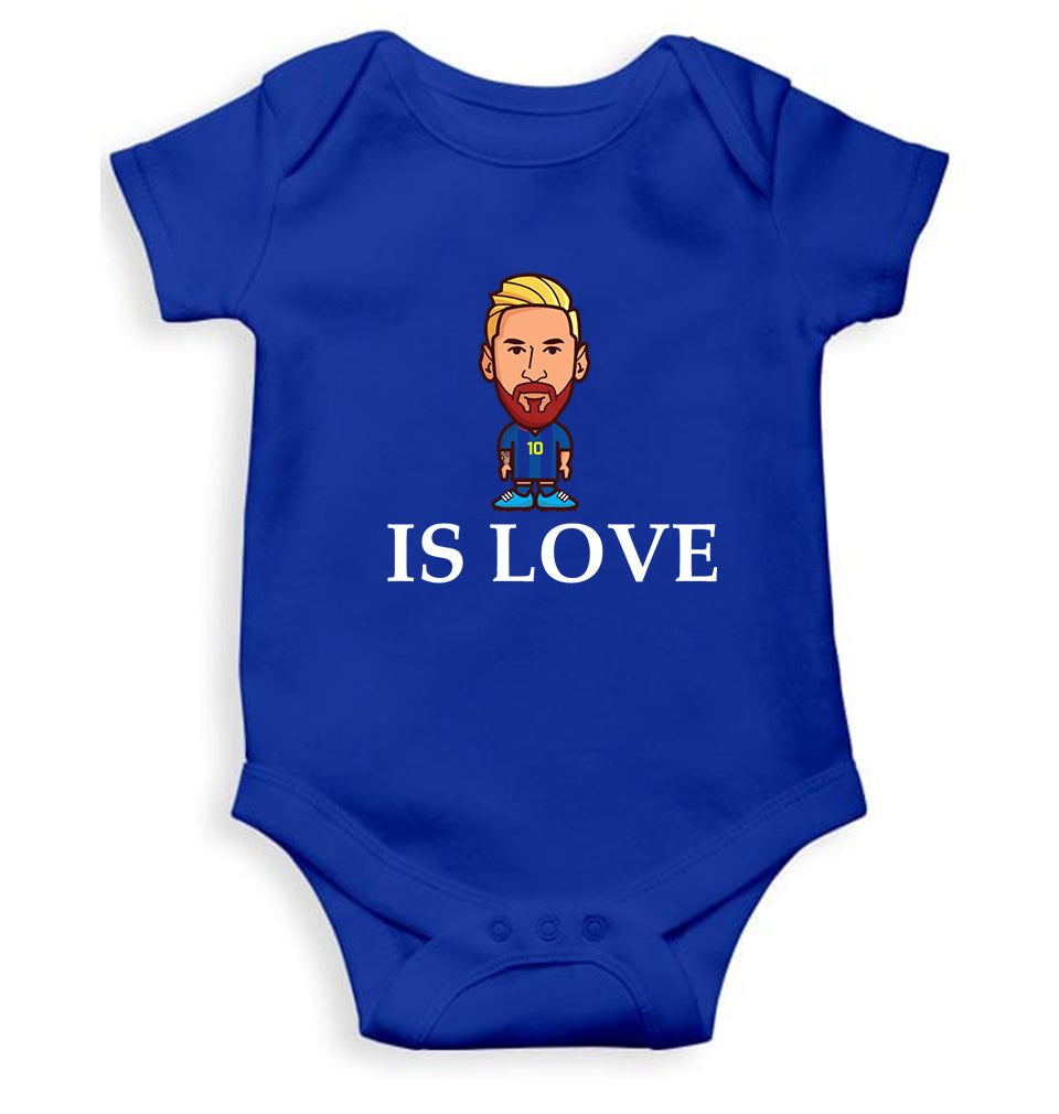 Messi Kids Romper For Baby Boy/Girl-0-5 Months(18 Inches)-Royal Blue-Ektarfa.online