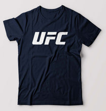 Load image into Gallery viewer, UFC T-Shirt for Men-S(38 Inches)-Navy Blue-Ektarfa.online
