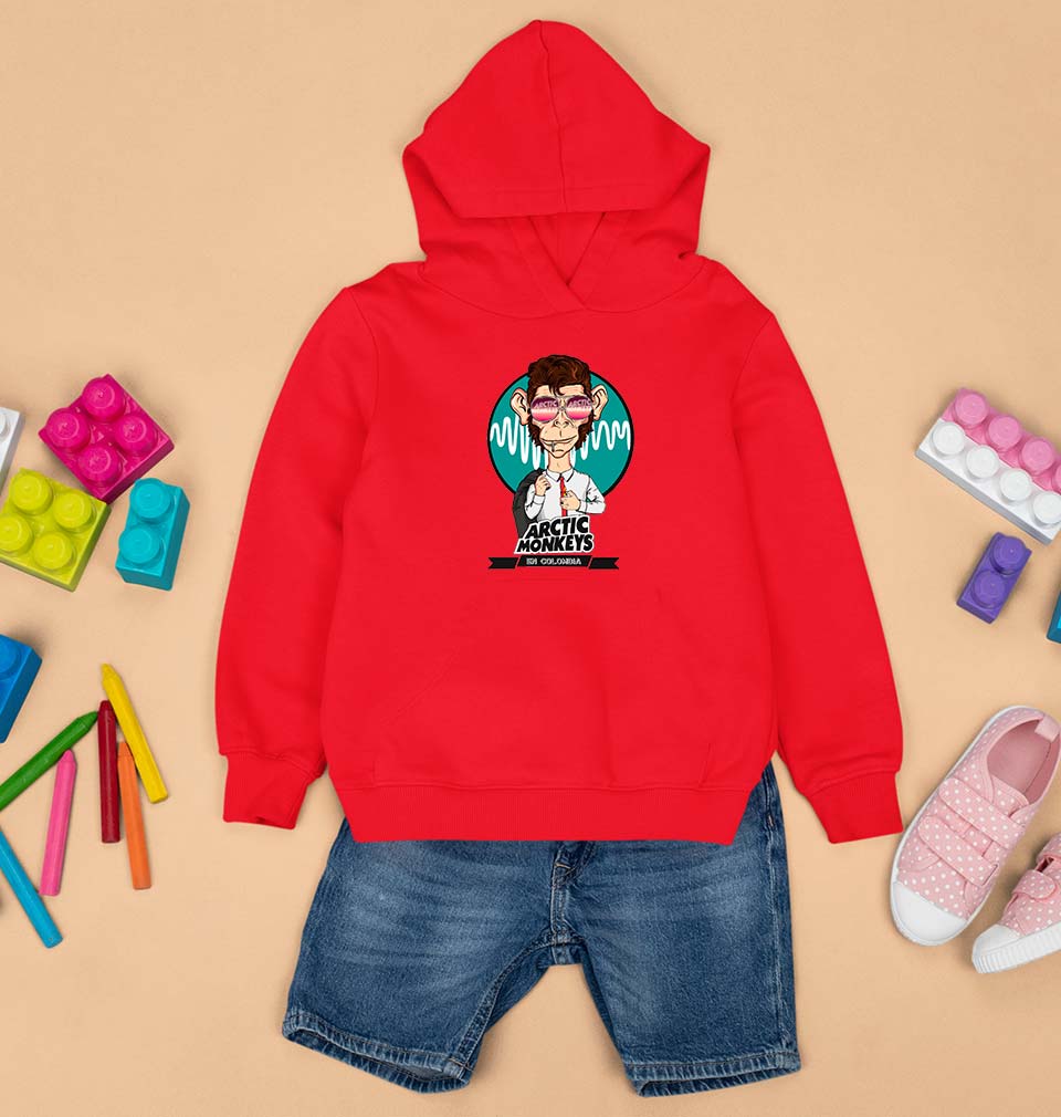 Arctic Monkeys Kids Hoodie for Boy/Girl-0-1 Year(22 Inches)-Red-Ektarfa.online