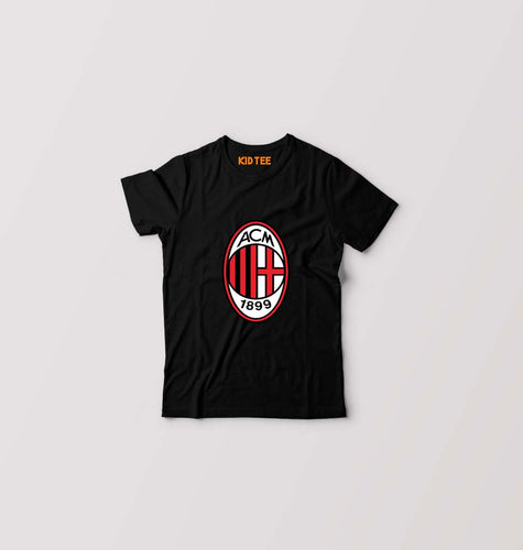 A.C. Milan Kids T-Shirt for Boy/Girl-Black-Ektarfa.online