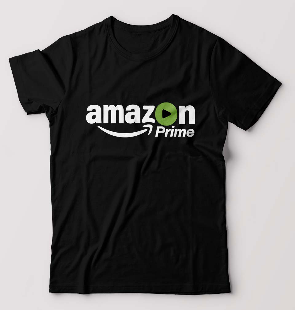 Amazon Prime T-Shirt for Men-Black-Ektarfa.online