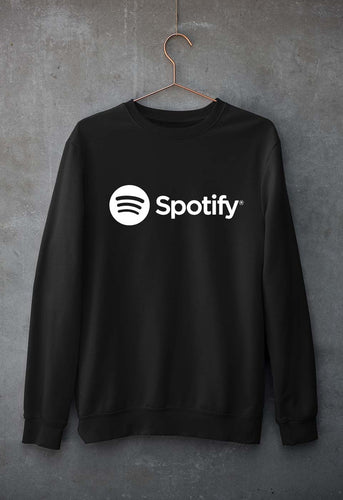 Spotify Unisex Sweatshirt for Men/Women-Black-Ektarfa.online