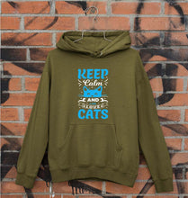 Load image into Gallery viewer, Cat Unisex Hoodie for Men/Women-Olive Green-Ektarfa.online
