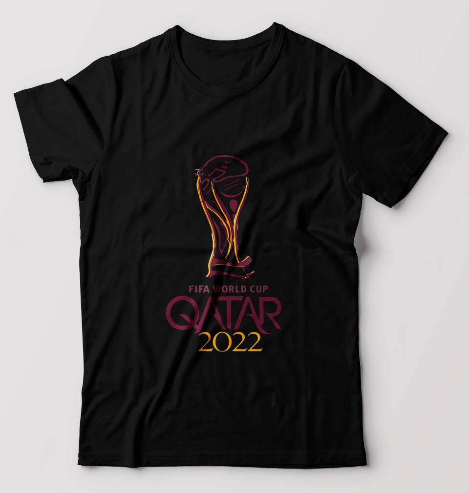 FIFA World Cup Qatar 2022 T-Shirt for Men-Black-Ektarfa.online