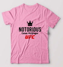 Load image into Gallery viewer, Conor McGregor UFC T-Shirt for Men-S(38 Inches)-Light Baby Pink-Ektarfa.online
