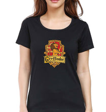 Load image into Gallery viewer, Harry Potter Gryffindor T-Shirt for Women-XS(32 Inches)-Black-Ektarfa.online
