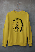 Load image into Gallery viewer, Piano Unisex Sweatshirt for Men/Women-Mustard Yellow-Ektarfa.online
