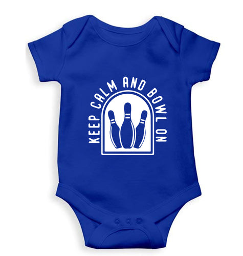 Bowling Kids Romper For Baby Boy/Girl-Royal Blue-Ektarfa.online