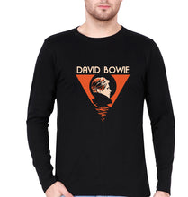 Load image into Gallery viewer, David Bowie Full Sleeves T-Shirt for Men-Black-Ektarfa.online
