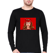 Load image into Gallery viewer, Scarlet Witch Wanda Full Sleeves T-Shirt for Men-Black-Ektarfa.online
