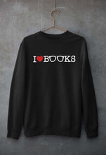 Load image into Gallery viewer, Love Books Unisex Sweatshirt for Men/Women-Black-Ektarfa.online
