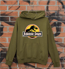 Load image into Gallery viewer, Jurassic Park Unisex Hoodie for Men/Women-S(40 Inches)-Olive Green-Ektarfa.online
