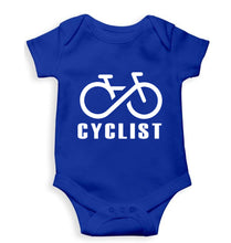 Load image into Gallery viewer, Cyclist Kids Romper For Baby Boy/Girl-0-5 Months(18 Inches)-Royal Blue-Ektarfa.online
