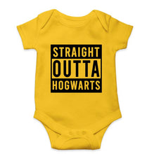 Load image into Gallery viewer, Harry Potter Hogwarts Kids Romper For Baby Boy/Girl-0-5 Months(18 Inches)-Yellow-Ektarfa.online
