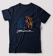 Load image into Gallery viewer, John Lennon T-Shirt for Men-Navy Blue-Ektarfa.online
