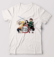 Load image into Gallery viewer, Demon Slayer T-Shirt for Men-White-Ektarfa.online
