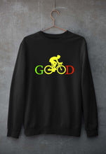Load image into Gallery viewer, Cycling Good Unisex Sweatshirt for Men/Women-Black-Ektarfa.online
