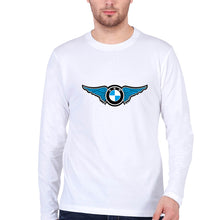 Load image into Gallery viewer, BMW Full Sleeves T-Shirt for Men-White-Ektarfa.online
