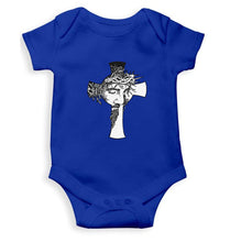 Load image into Gallery viewer, Jesus Kids Romper For Baby Boy/Girl-0-5 Months(18 Inches)-Royal Blue-Ektarfa.online
