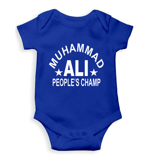 Muhammad Ali Kids Romper For Baby Boy/Girl-Royal Blue-Ektarfa.online